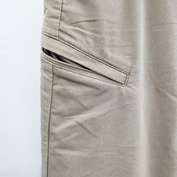 Toad & Co Departure Outdoor Pants Khaki Tan Multiple Pockets Men's Size 34 - Picture 3 of 11